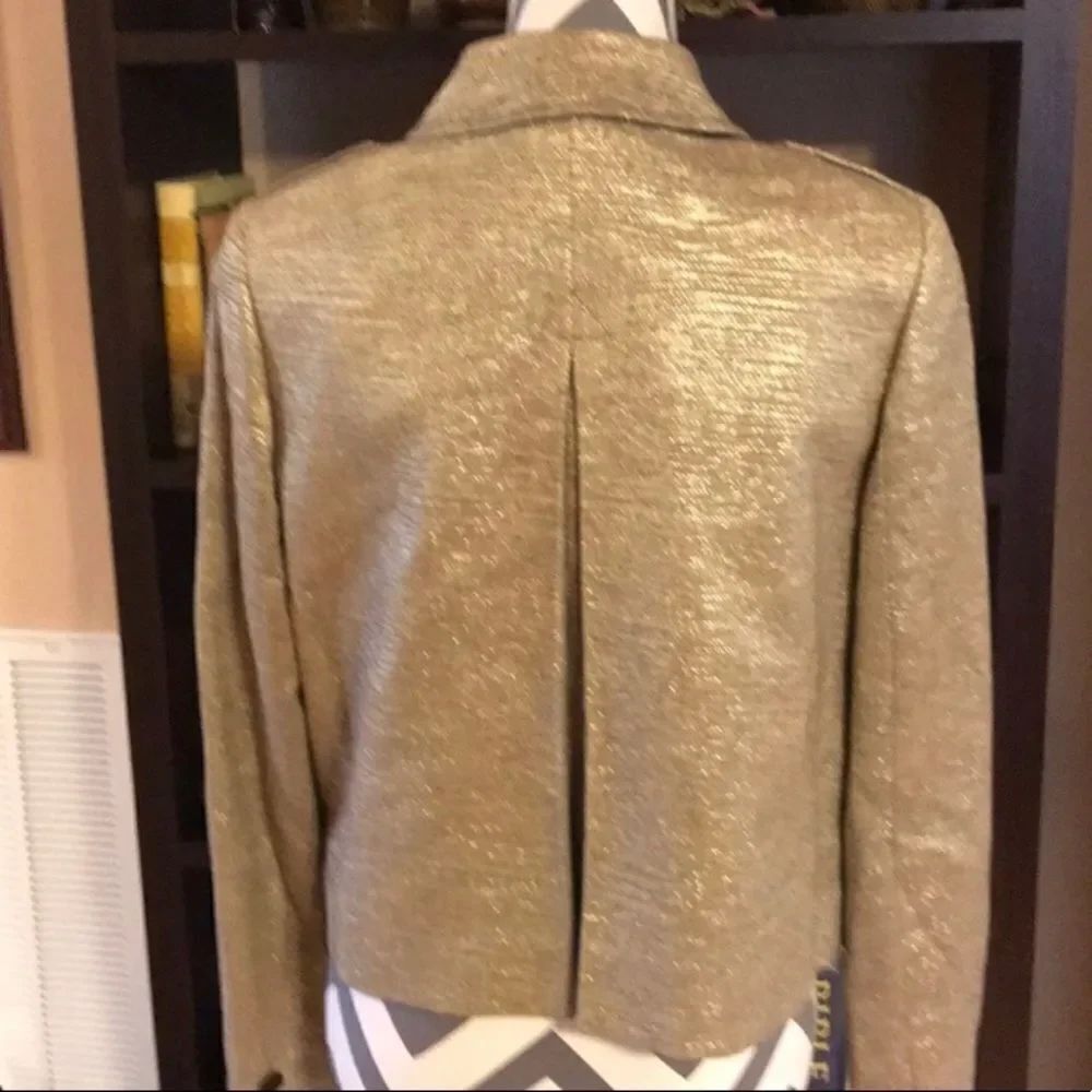 Per Se Gold Jacket Size 8 - Picture 3 of 6
